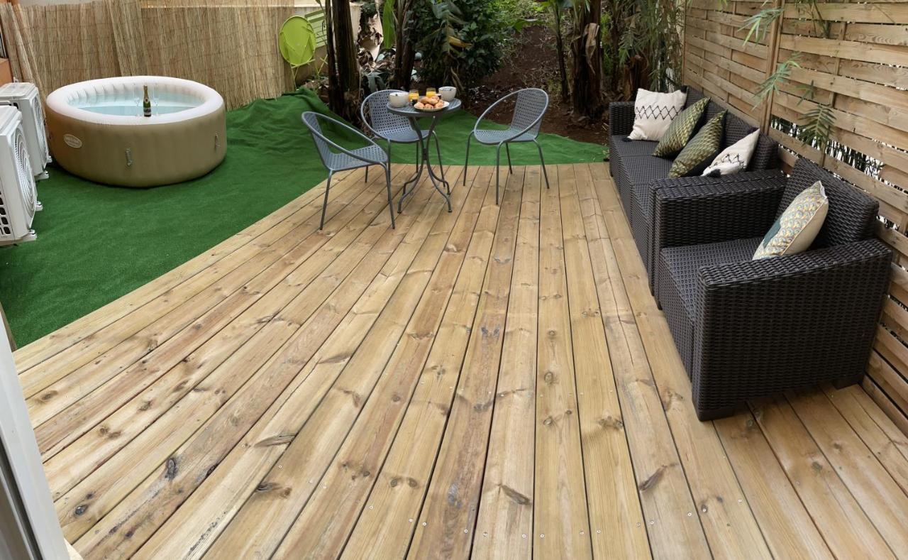 Nouveaute - L'Oasis - T3 - 70 M2 - Jacuzzi Saint-Denis Exterior photo